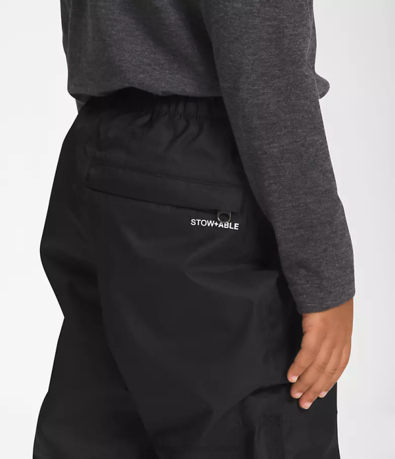 TNF Black Kids The North Face Antora Rain Pants 42D0271