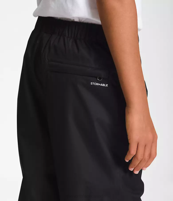 TNF Black Kids The North Face Antora Rain Pants 42D0269