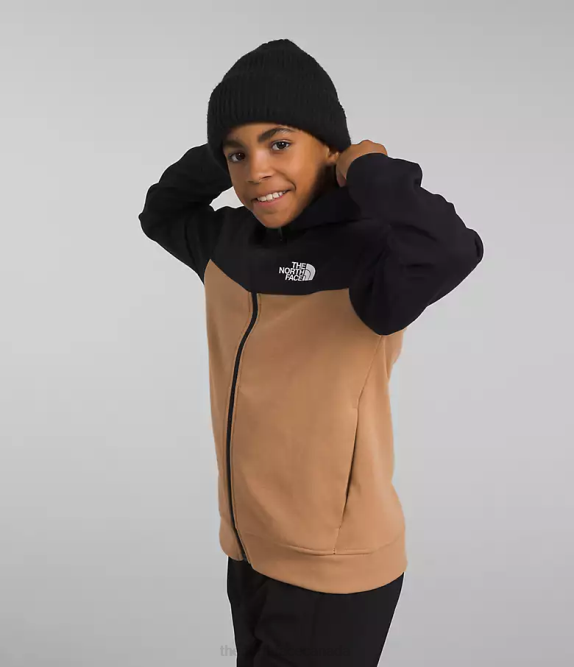 Almond Butter Kids The North Face TNF Tech Full-Zip Hoodie 42D0526