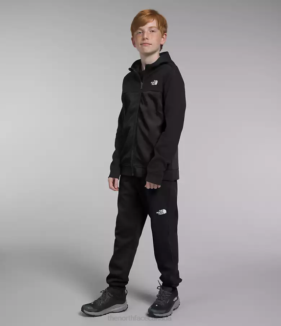 TNF Black Kids The North Face TNF Tech Full-Zip Hoodie 42D0525