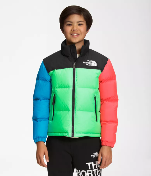 Chlorophyll Green Kids The North Face 1996 Retro Nuptse Jacket 42D0340