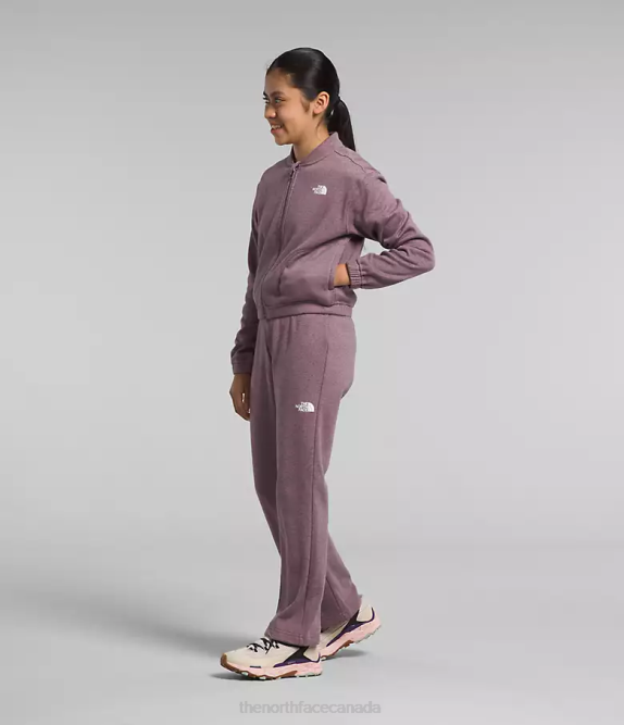 Fawn Grey Heather Kids The North Face Cozy Dream Fleece Full-Zip Jacket 42D0986