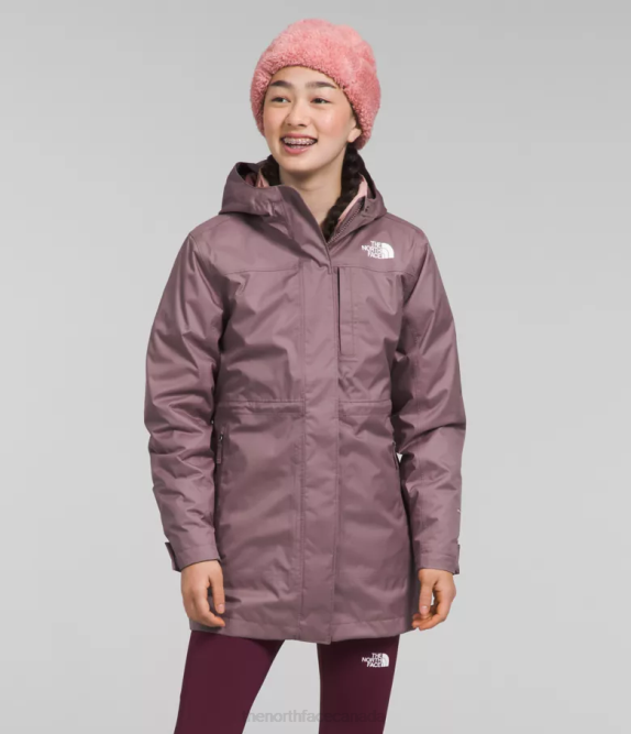 Fawn Grey Kids The North Face North Down Triclimate 42D0579