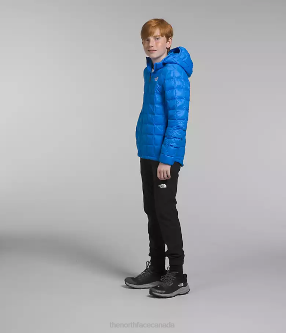 Optic Blue Kids The North Face ThermoBall Hooded Jacket 42D0632
