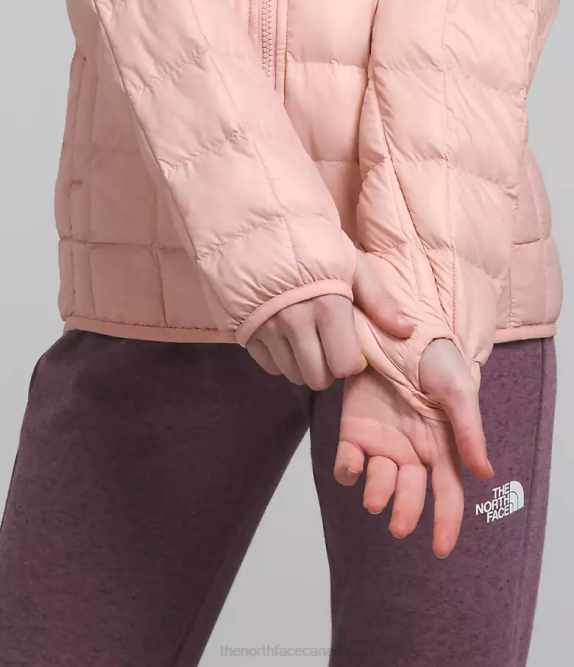 Pink Moss Kids The North Face ThermoBall Hooded Jacket 42D0180