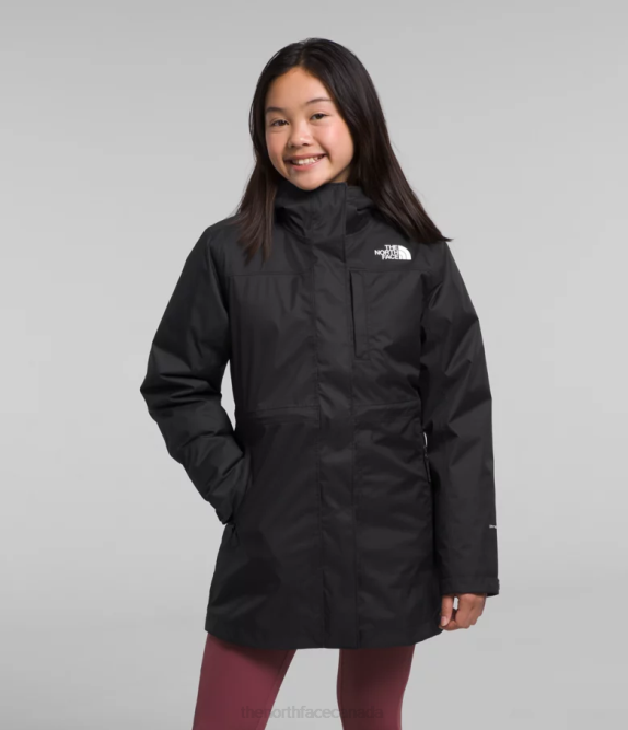 TNF Black Kids The North Face North Down Triclimate 42D0578