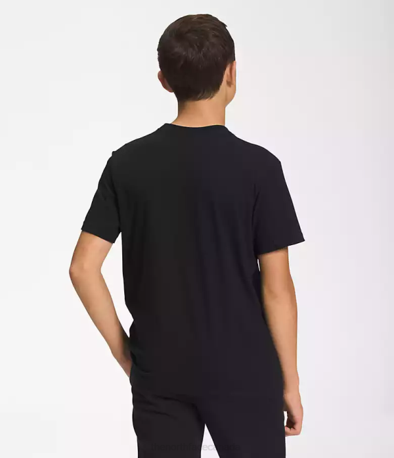 TNF Black/TNF White Kids The North Face Short-Sleeve Graphic Tee 42D01055