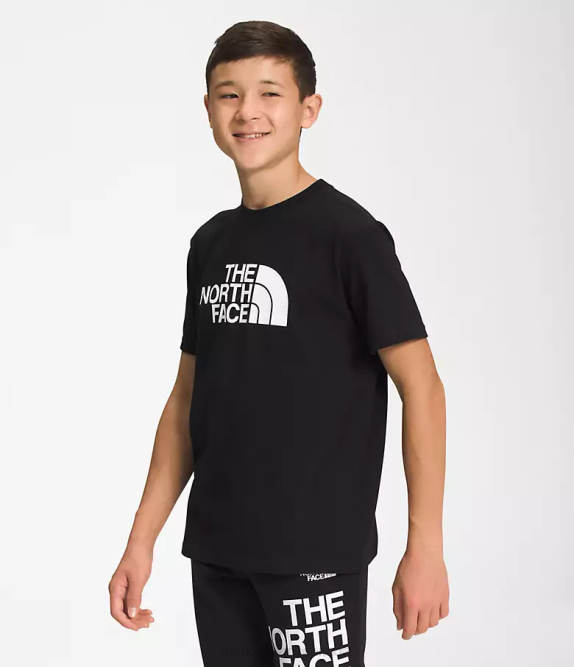 TNF Black/TNF White Kids The North Face Short-Sleeve Graphic Tee 42D01055
