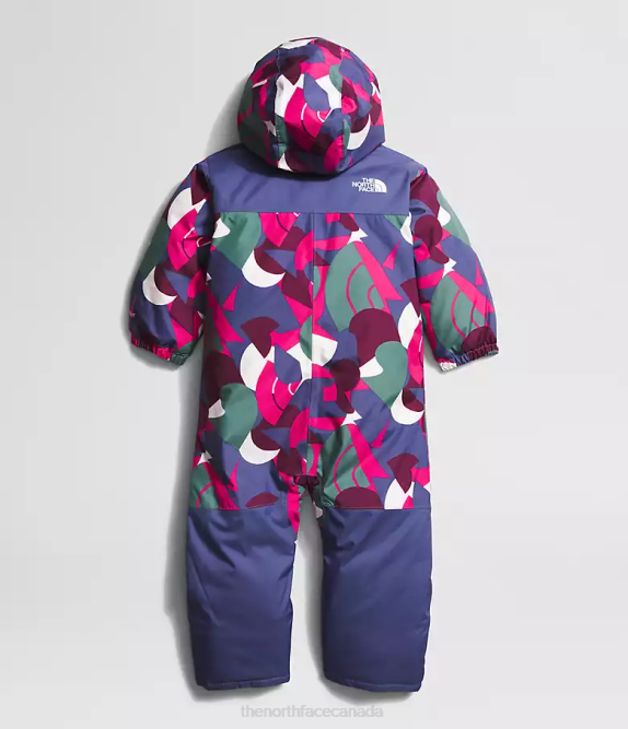 Mr. Pink Big Abstract Print Baby The North Face Freedom Snow Suit 42D0275