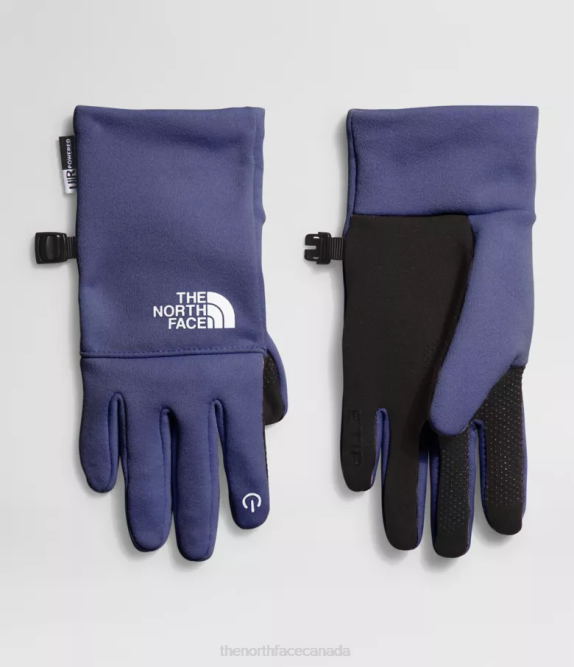 Cave Blue Kids The North Face Recycled Etip Gloves 42D083