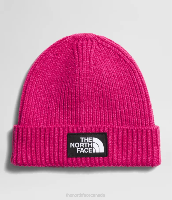 Mr. Pink Kids The North Face TNF Box Logo Cuffed Beanie 42D0762
