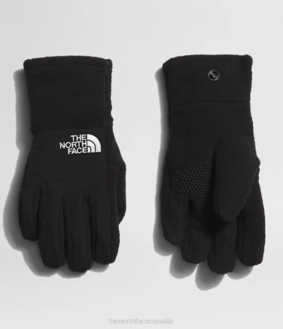 TNF Black Kids The North Face Denali Etip Gloves 42D0690