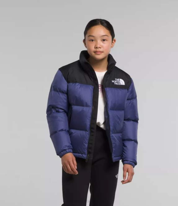 Cave Blue Kids The North Face 1996 Retro Nuptse Jacket 42D0914