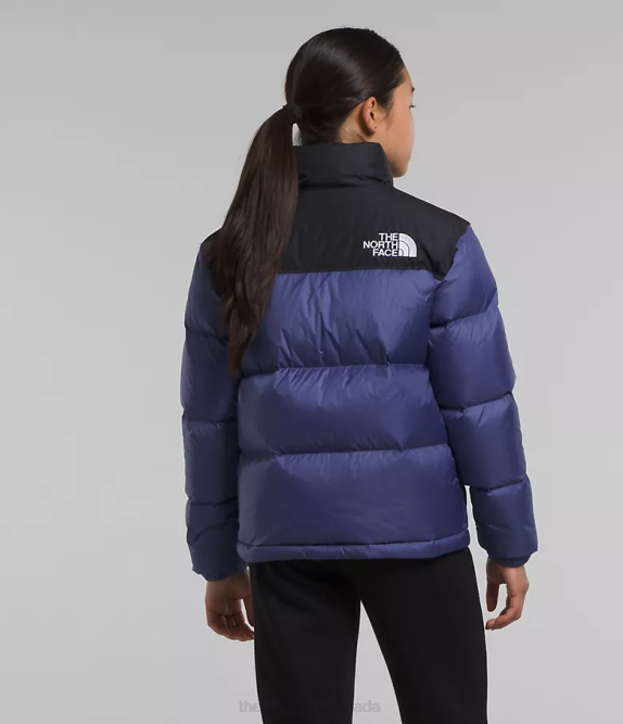 Cave Blue Kids The North Face 1996 Retro Nuptse Jacket 42D0914