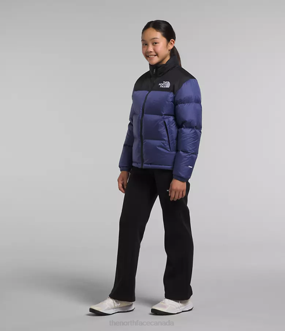 Cave Blue Kids The North Face 1996 Retro Nuptse Jacket 42D0914
