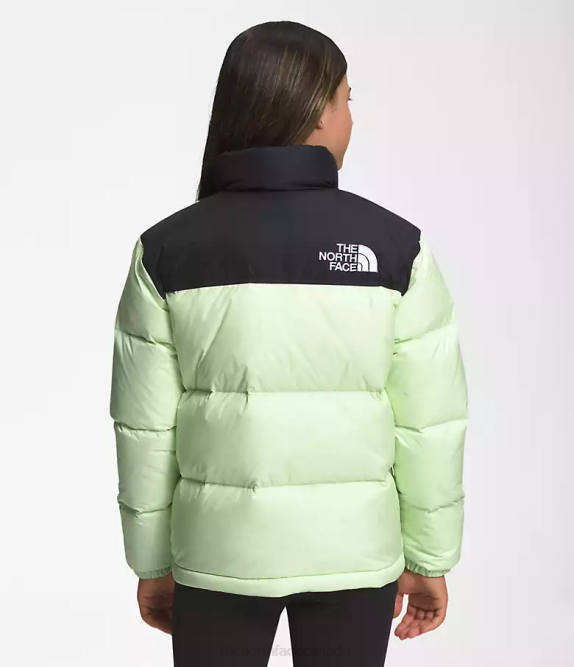 Lime Cream Kids The North Face 1996 Retro Nuptse Jacket 42D0908