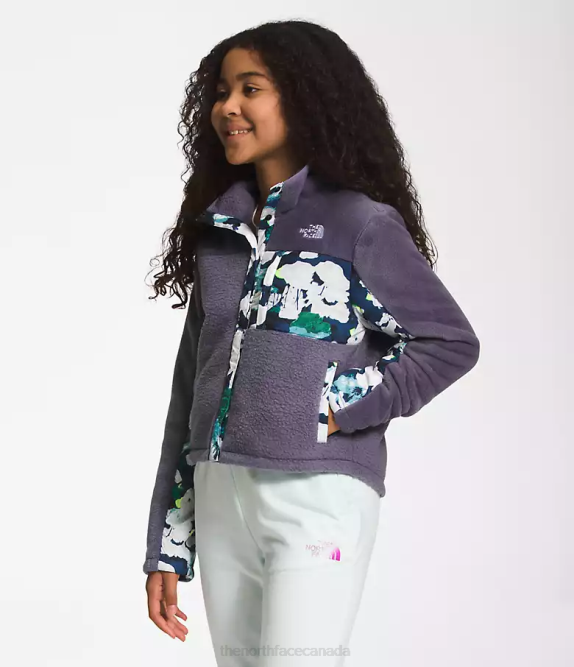 Lunar Slate Kids The North Face Fleece Mashup Jacket 42D073