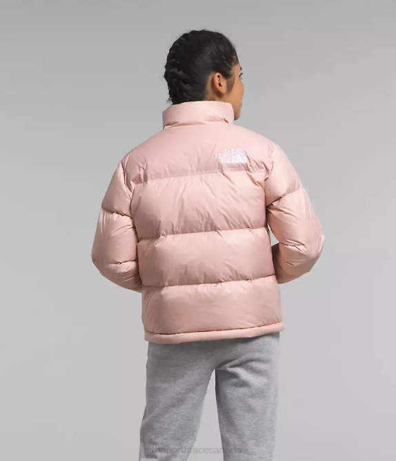 Pink Moss Kids The North Face 1996 Retro Nuptse Jacket 42D0912