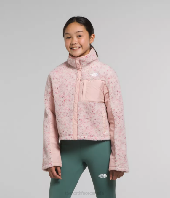Pink Moss Kids The North Face Fleece Mashup Jacket 42D074