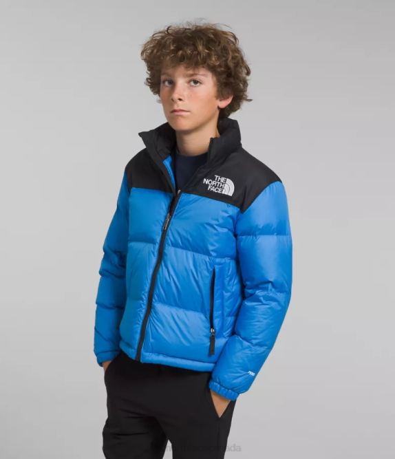 Super Sonic Blue Kids The North Face 1996 Retro Nuptse Jacket 42D0907