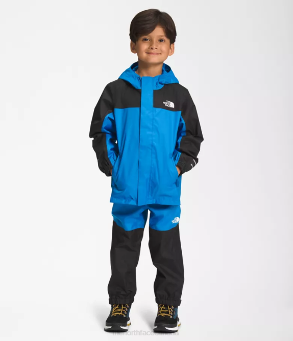 Super Sonic Blue Kids The North Face Antora Rain Jacket 42D087