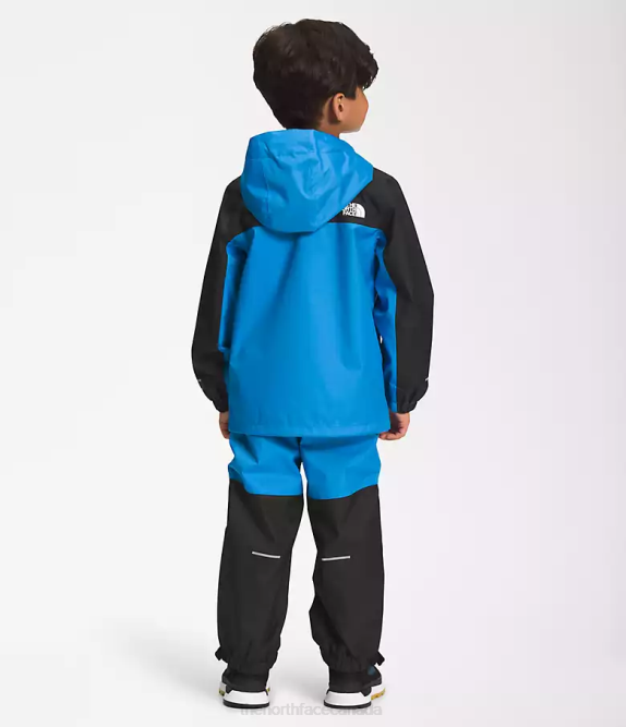 Super Sonic Blue Kids The North Face Antora Rain Jacket 42D087