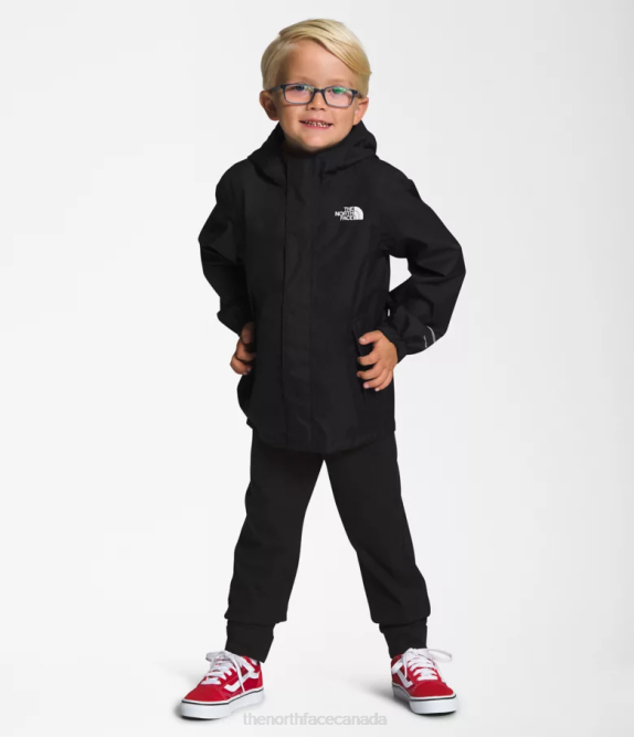 TNF Black Kids The North Face Antora Rain Jacket 42D084