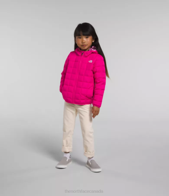 Mr. Pink Kids The North Face Reversible ThermoBall Hooded Jacket 42D01239