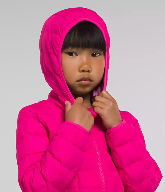 Mr. Pink Kids The North Face Reversible ThermoBall Hooded Jacket 42D01239