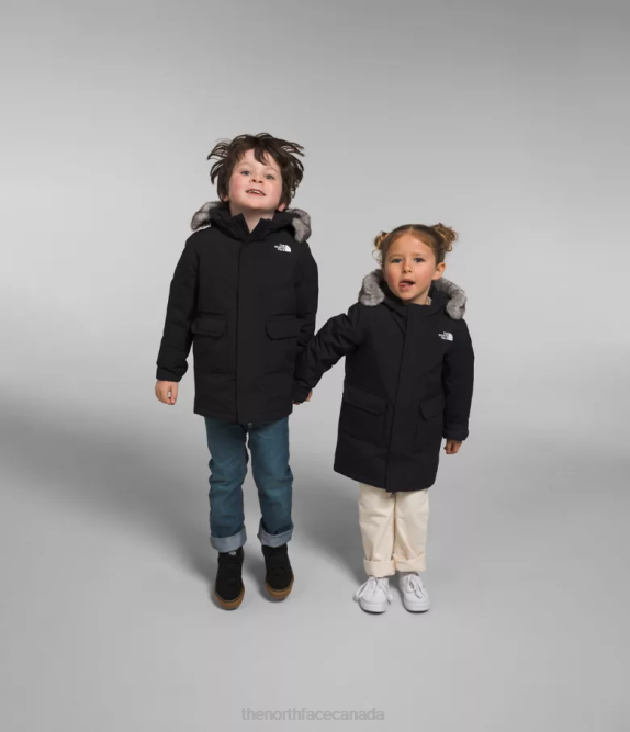 TNF Black Kids The North Face Arctic Parka 42D01155