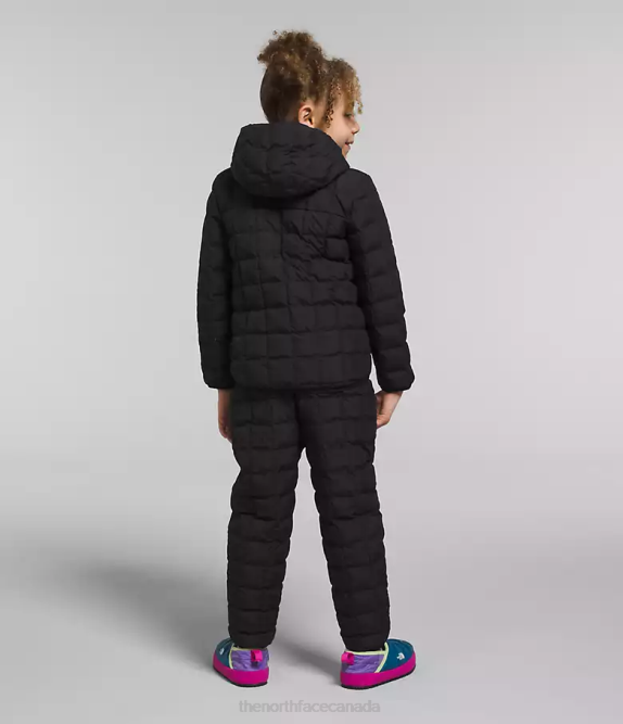 TNF Black Kids The North Face Reversible ThermoBall Hooded Jacket 42D01238