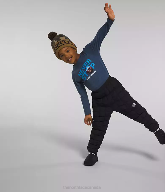 TNF Black Kids The North Face Reversible ThermoBall Pants 42D01190