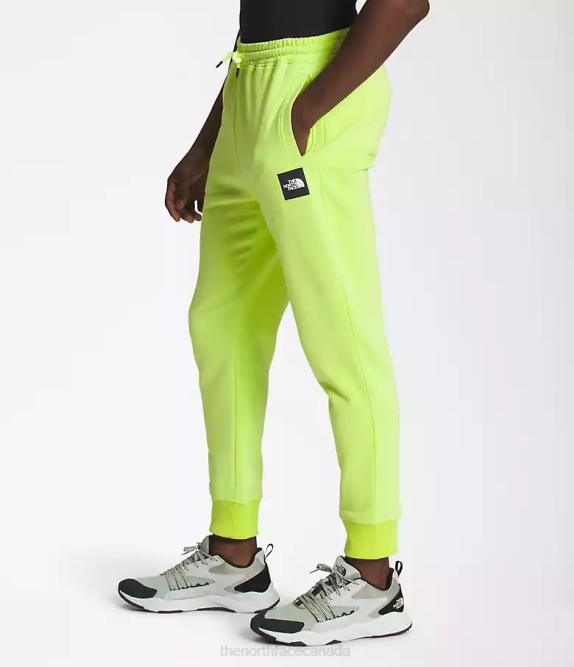 Led Yellow/TNF Black Men The North Face Box NSE Joggers 42D01040