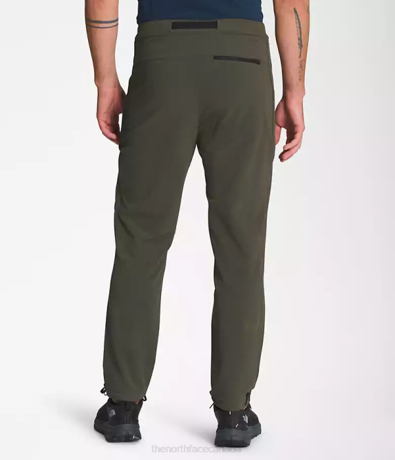 New Taupe Green Men The North Face Paramount Pro Pants 42D027