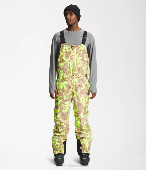 Utility Brown Paint Brush Print Men The North Face Freedom Bibs 42D0657