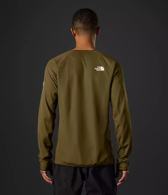 Military Olive Men The North Face Summit Series FUTUREFLEECE Crew 42D0123