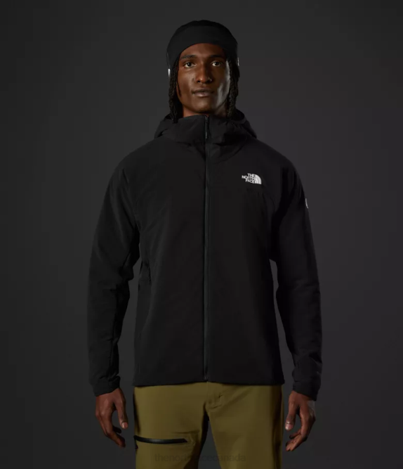 TNF Black Men The North Face Summit Series Casaval Hybrid Hoodie 42D0950