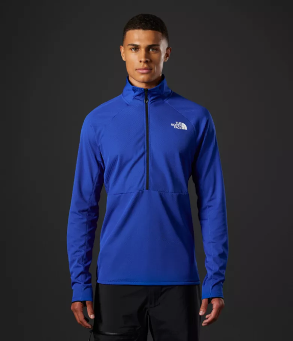 TNF Blue Men The North Face Summit Series FUTUREFLEECE LT -Zip 42D0352