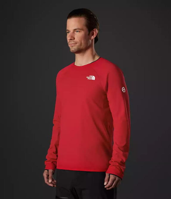 TNF Red Men The North Face Summit Series FUTUREFLEECE Crew 42D0126