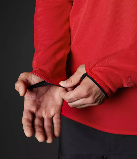 TNF Red Men The North Face Summit Series FUTUREFLEECE Crew 42D0126