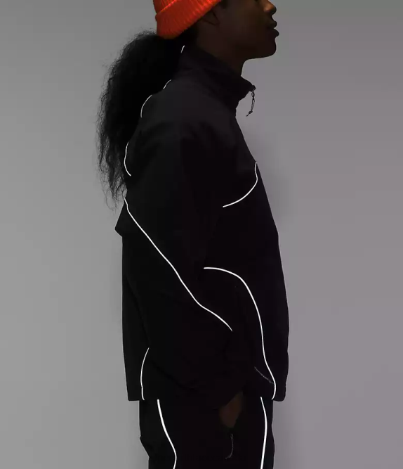 TNF Black Men The North Face Tek Piping Wind Jacket 42D0868