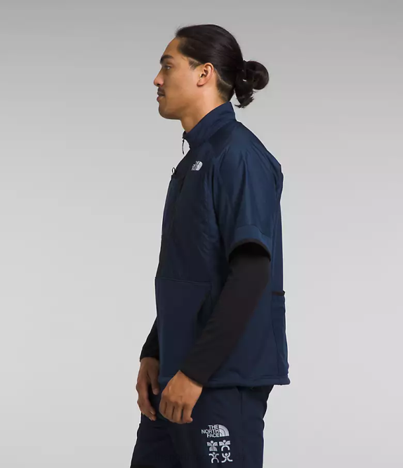 Summit Navy/TNF Black Men The North Face Trailwear Winter Warm Overshirt 42D0606