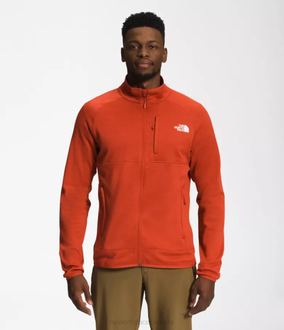 Rusted Bronze Heather Men The North Face Canyonlands Full-Zip 42D0953