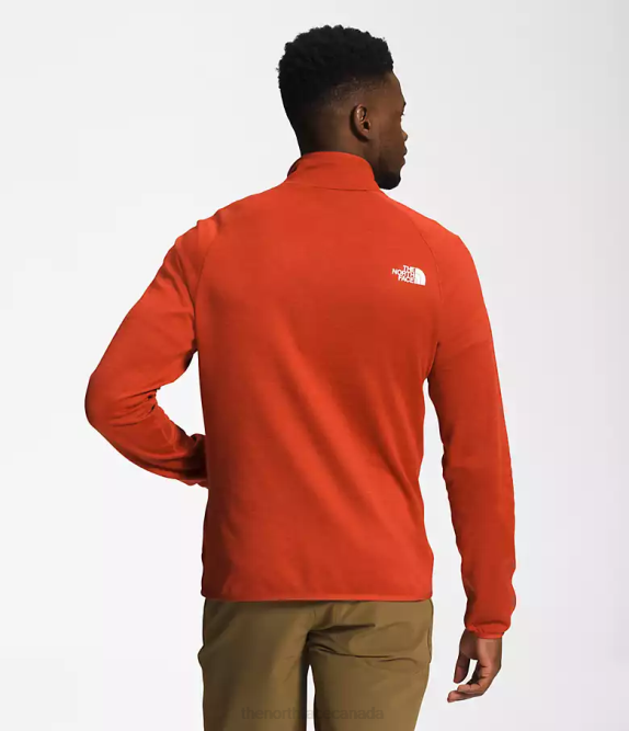 Rusted Bronze Heather Men The North Face Canyonlands Full-Zip 42D0953