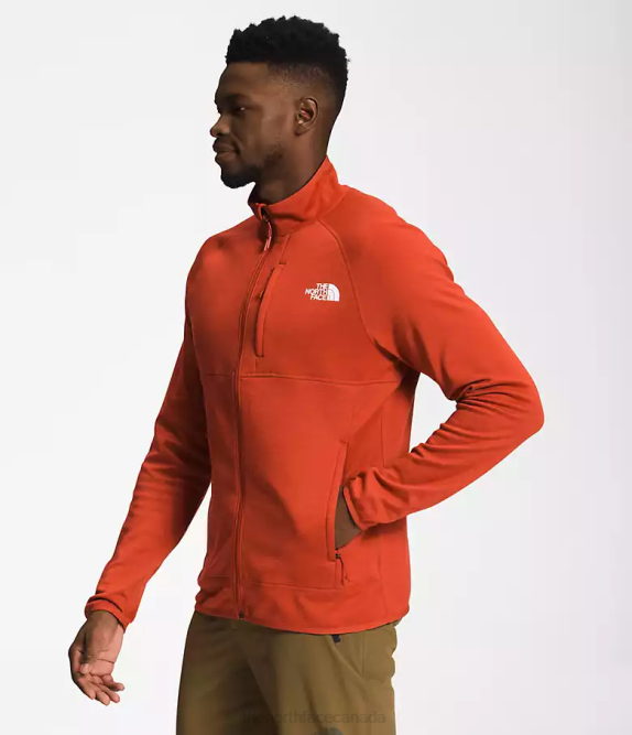 Rusted Bronze Heather Men The North Face Canyonlands Full-Zip 42D0953