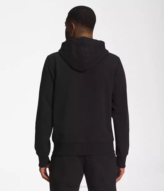 TNF Black Men The North Face Heritage Patch Full-Zip Hoodie 42D0703