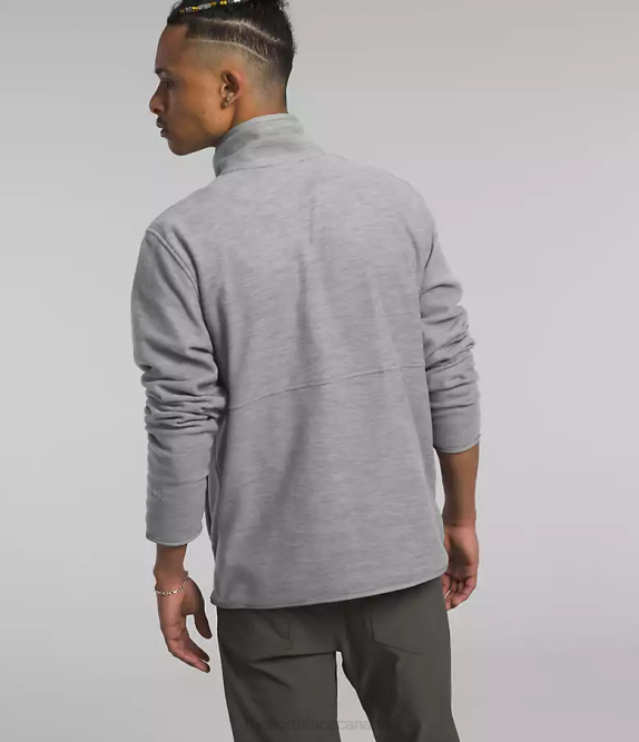 TNF Medium Grey Heather Men The North Face Alpine Polartec 100 Jacket 42D016