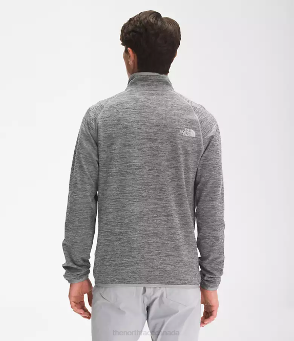 TNF Medium Grey Heather Men The North Face Canyonlands Full-Zip 42D0952