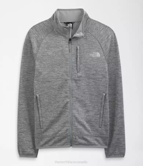 TNF Medium Grey Heather Men The North Face Canyonlands Full-Zip 42D0952
