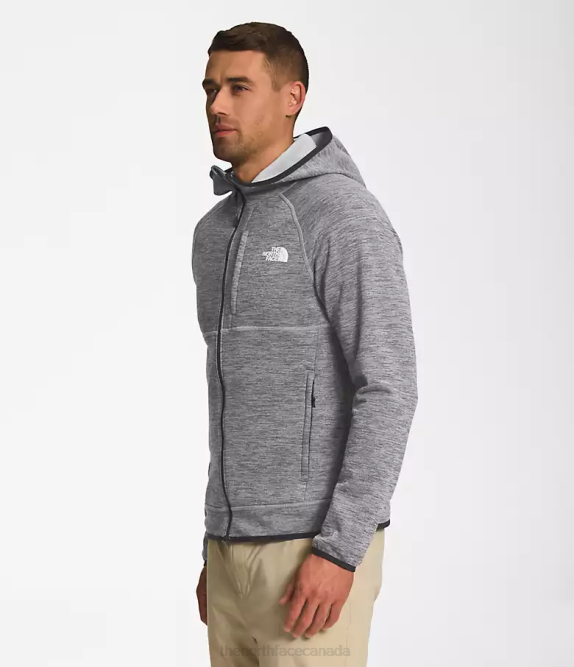 TNF Medium Grey Heather Men The North Face Canyonlands Hoodie 42D0922